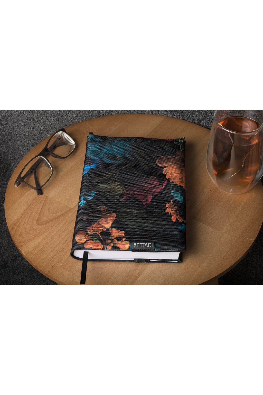 Obal na knihy BOOKISH tmavé květy